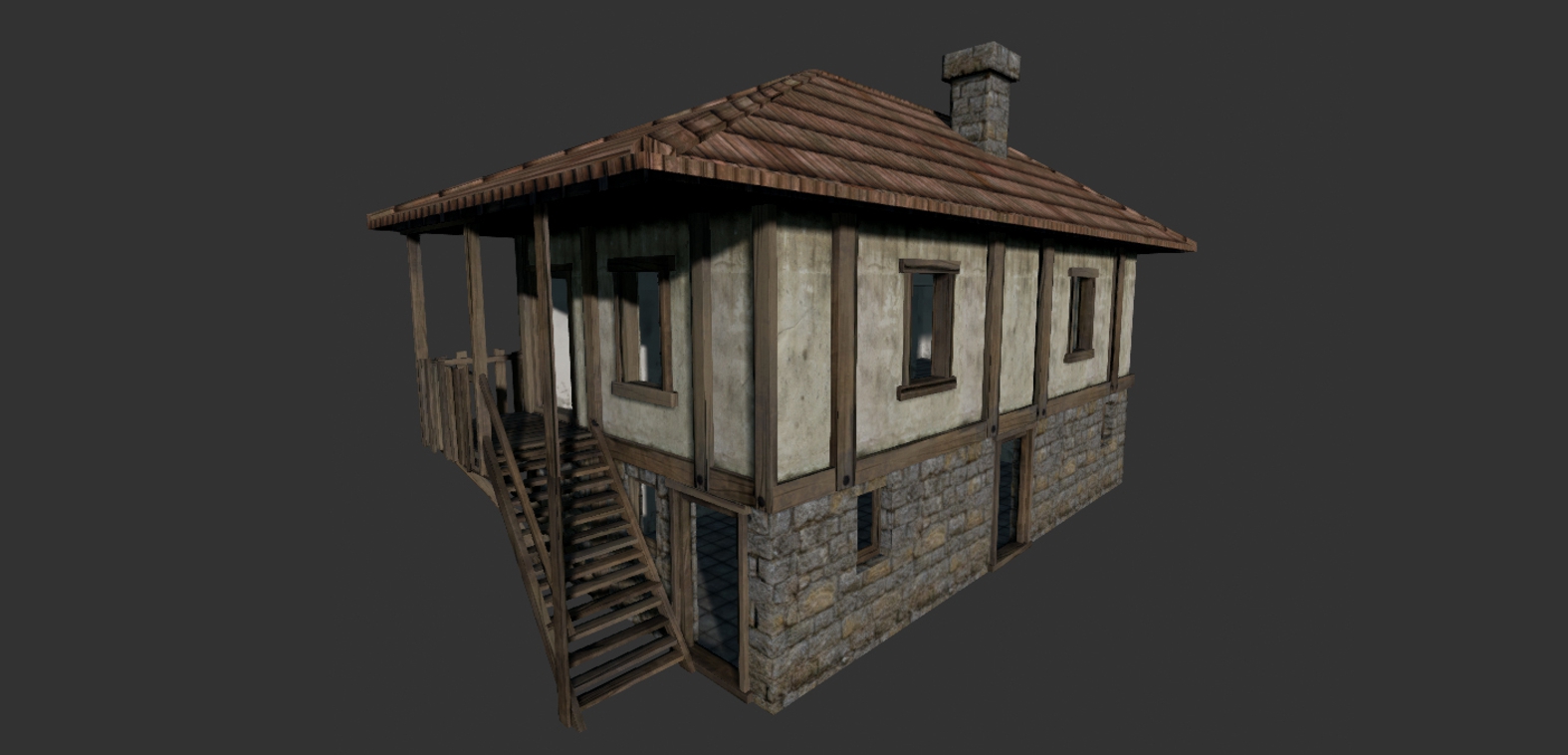 House Modelling and Texturing