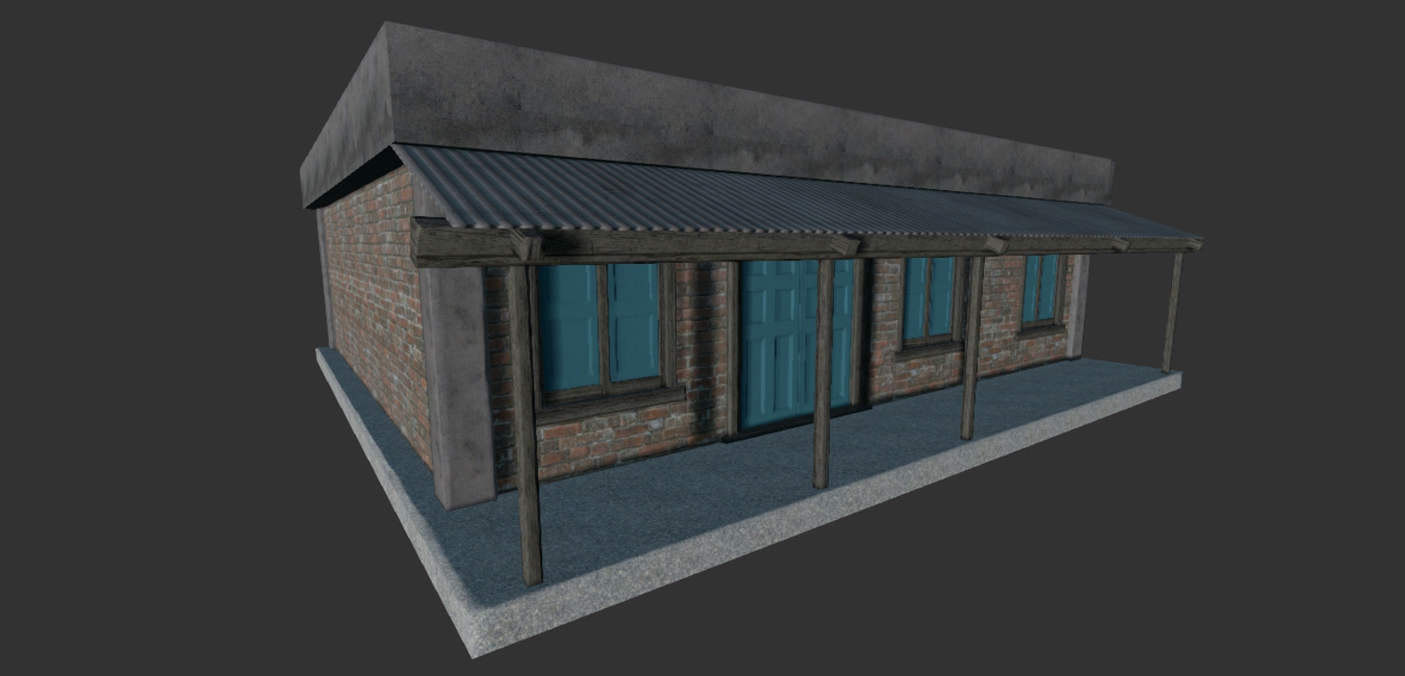 House Modelling and Texturing