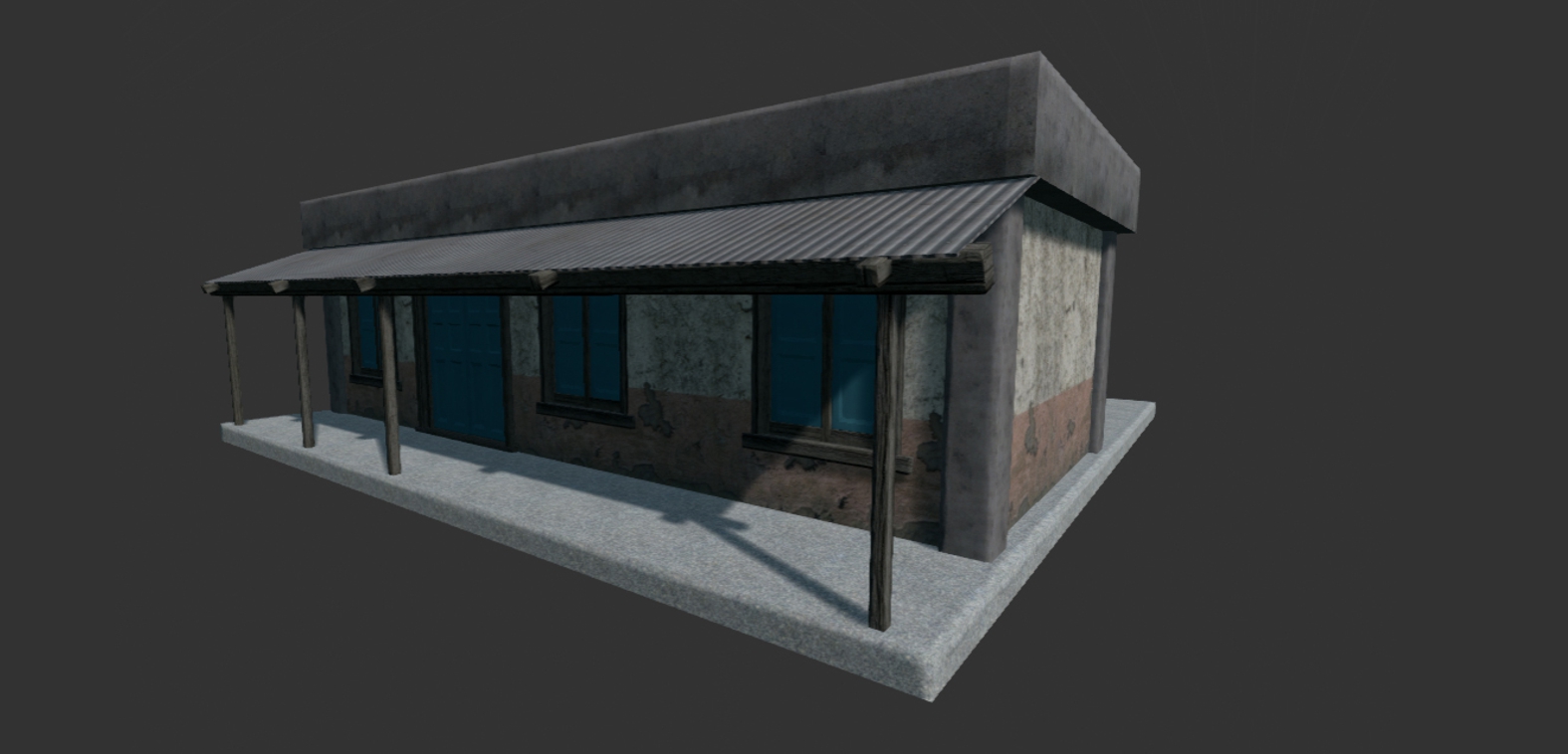 House Modelling and Texturing