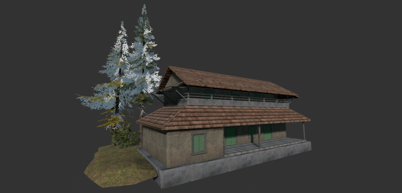 House Modelling and Texturing