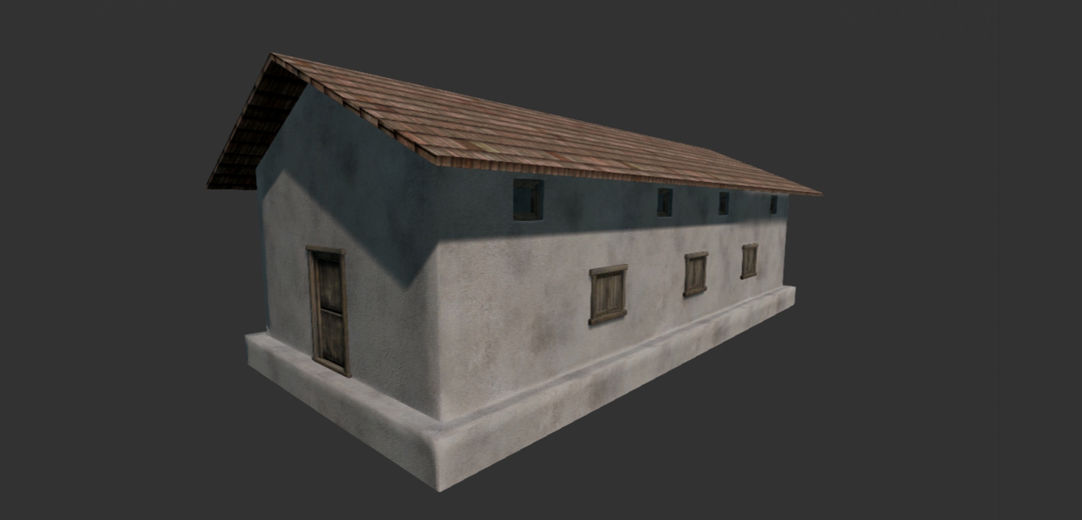House Modelling and Texturing